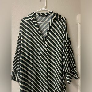 Zara basic silk dress